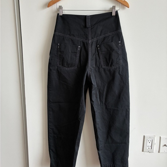 Sandro High Waisted Barrel Pants - Picture 3 of 6